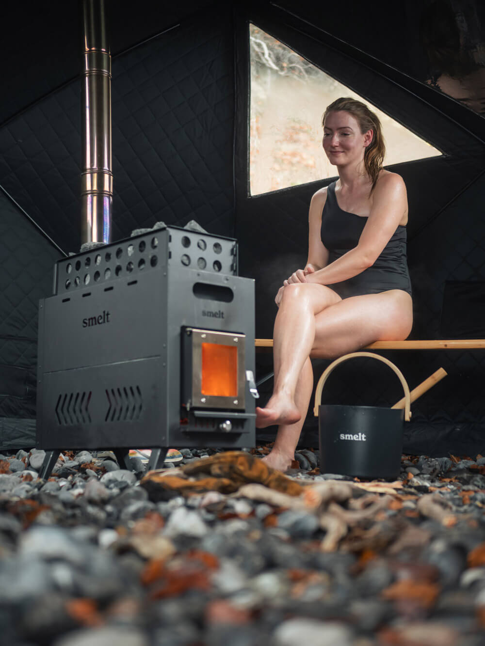 Opvarmes til 80-100° på kun 30 min.